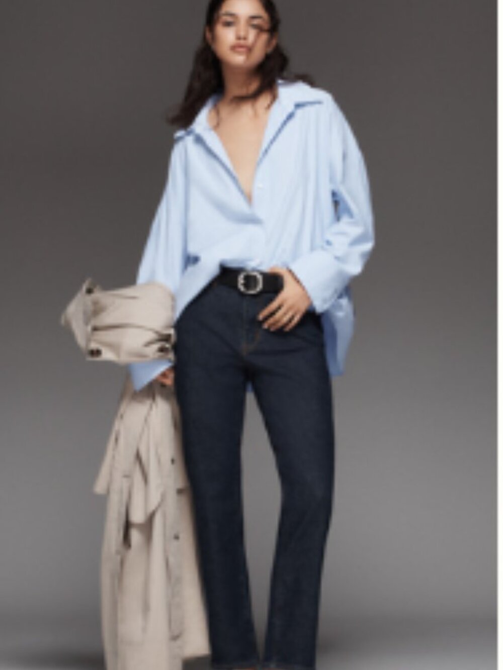 NWT FRAME The Borrowed Mid-Rise Relaxed Jeans, size 24
